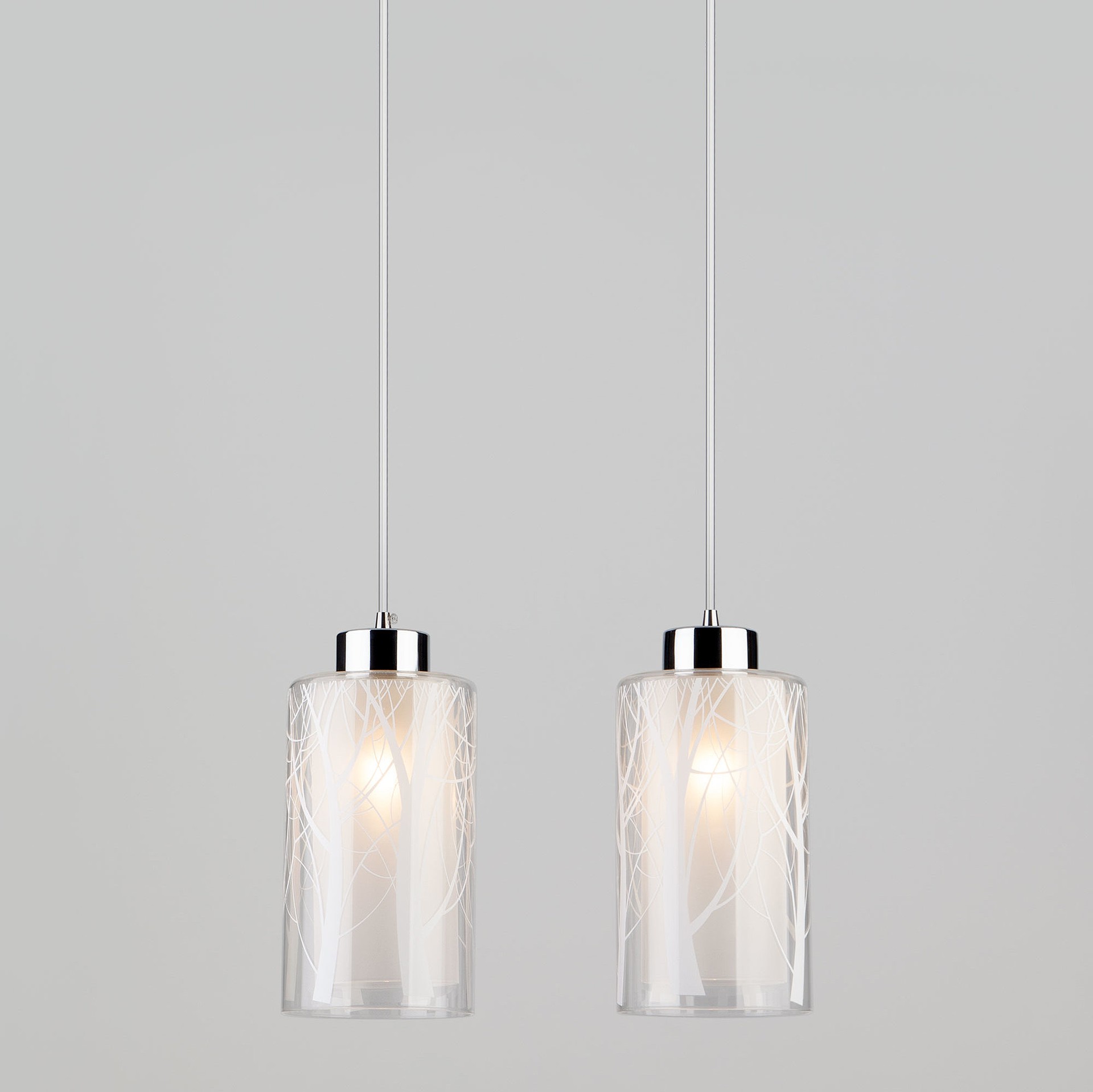 Светильник подвесной Eurosvet Santos 50001/2 хром