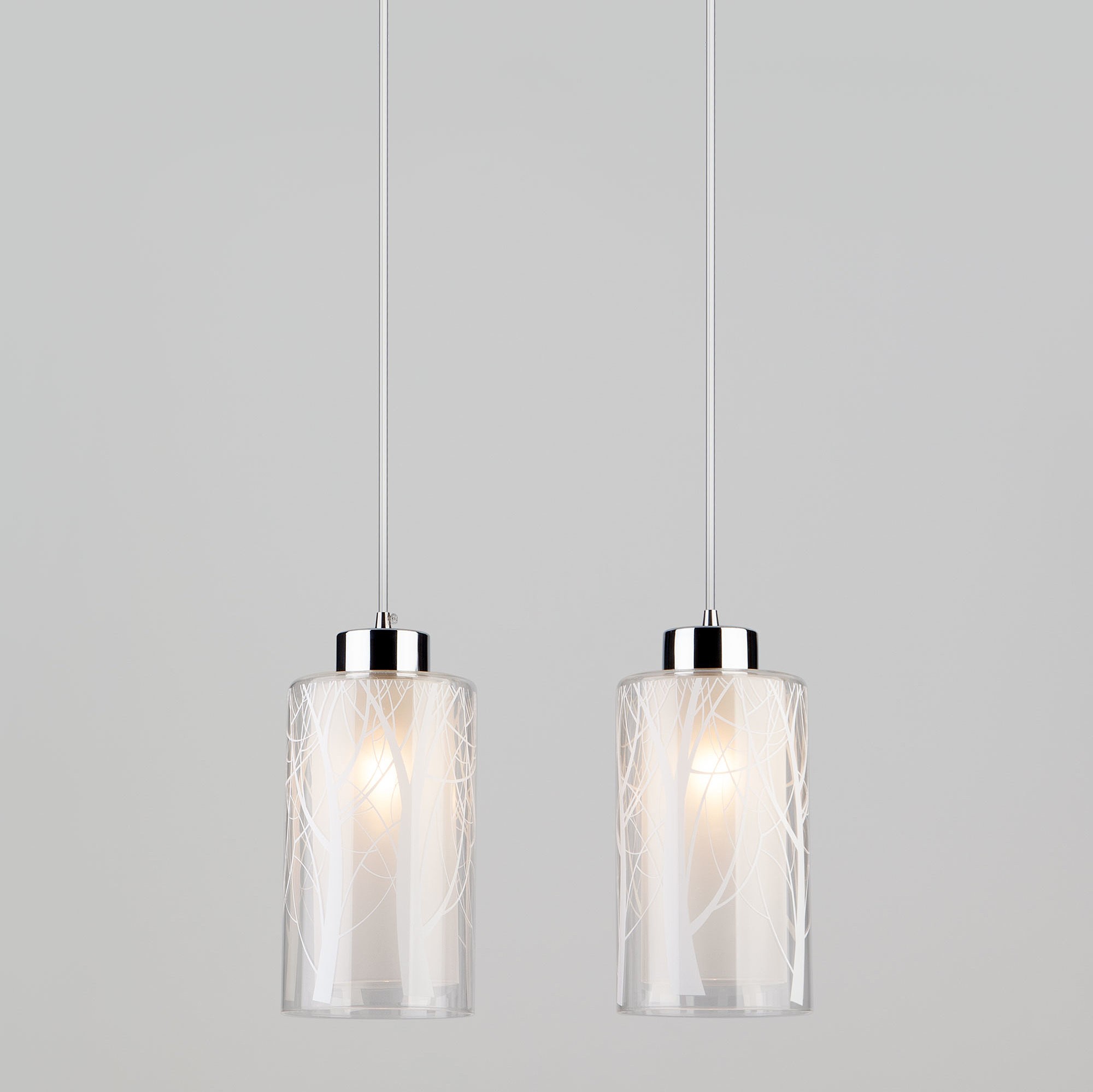 Светильник подвесной Eurosvet Santos 50001/2 хром