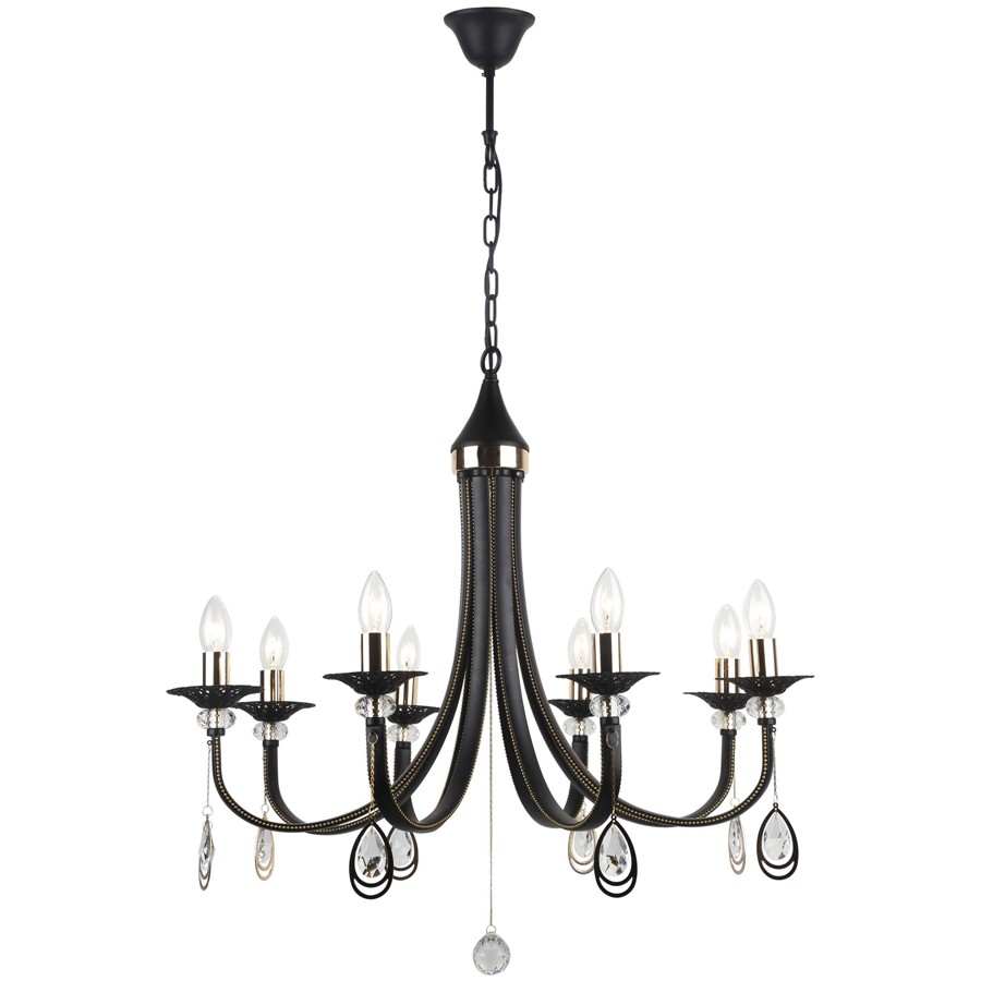 Подвесная люстра Arte Lamp DALLAS A8540LM-8BK