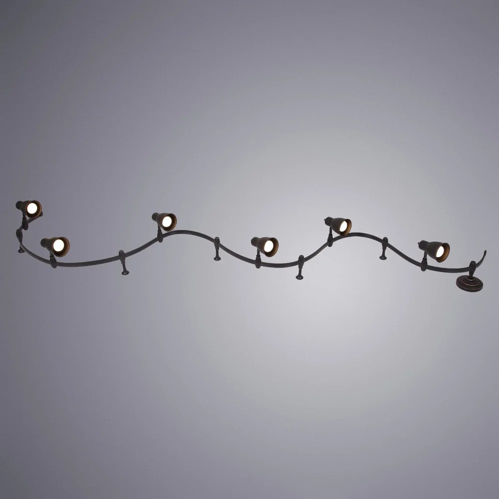 Трековая система Arte Lamp Rails A3058PL-6BK