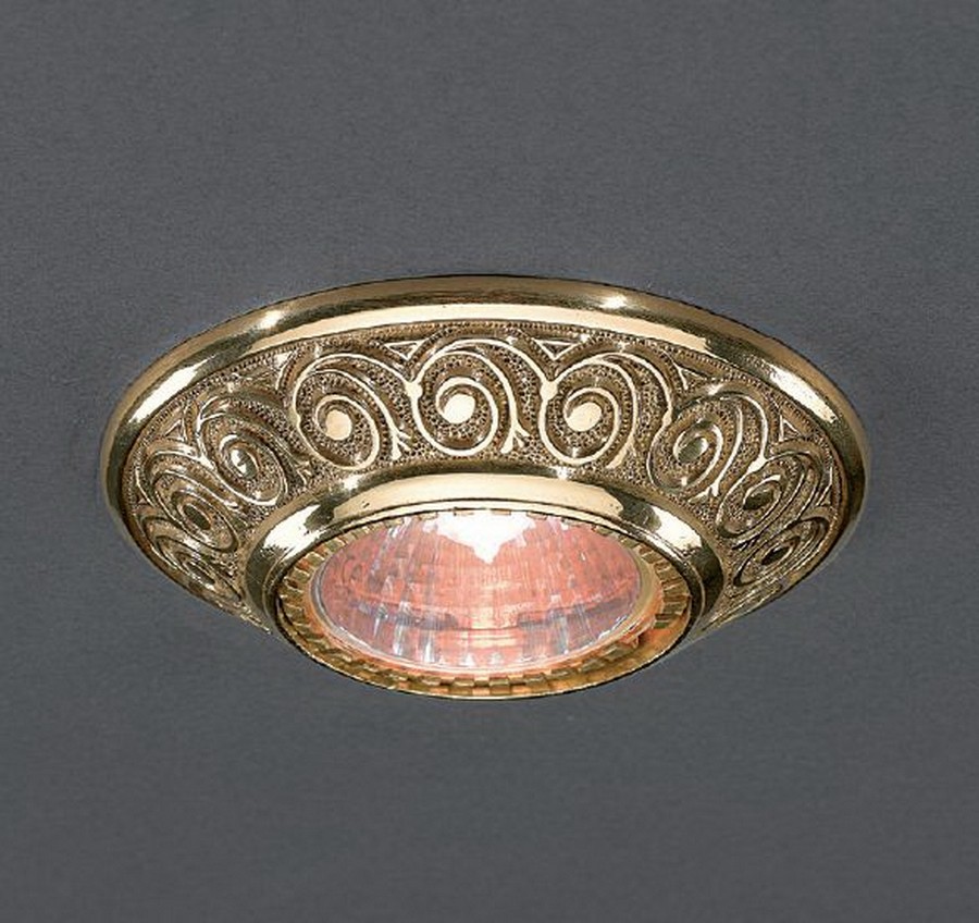Встраиваемый светильник с узорами 7002 SPOT 7102 Reccagni Angelo