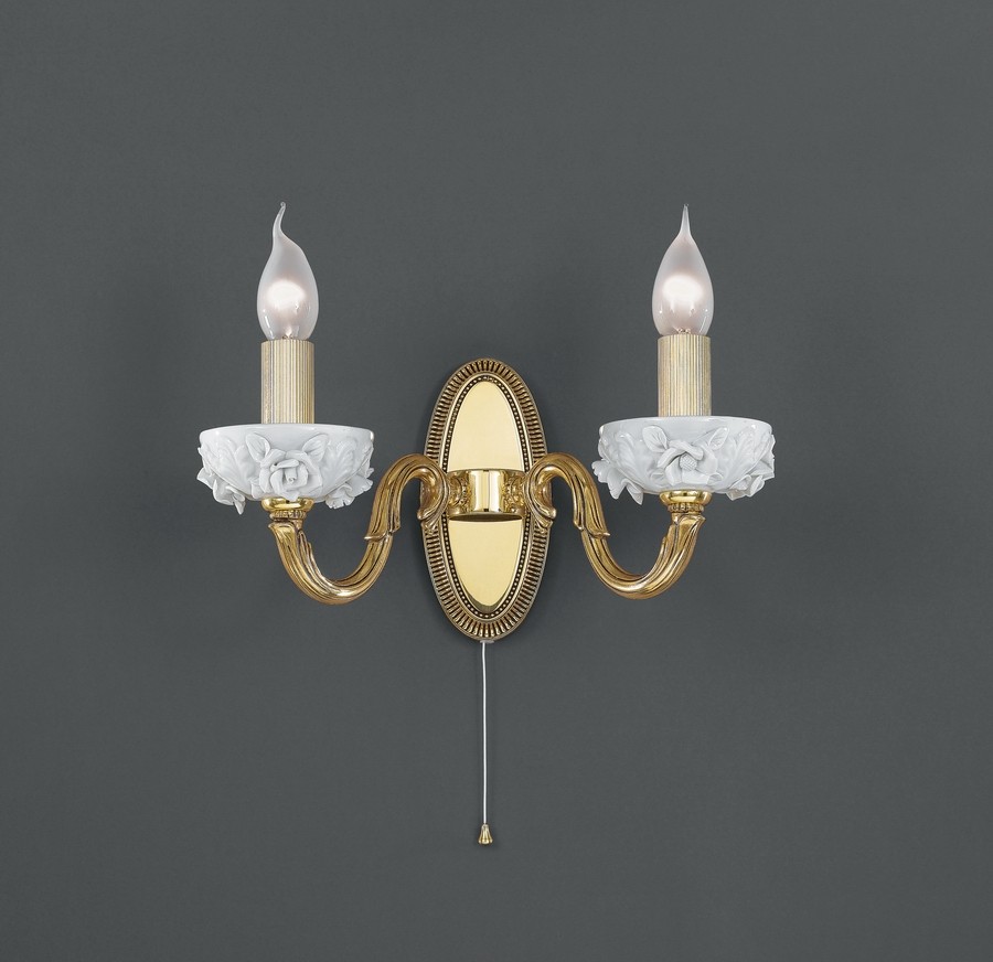 Настенное бра с выключателем Reccagni Angelo 9111 A 9111/2