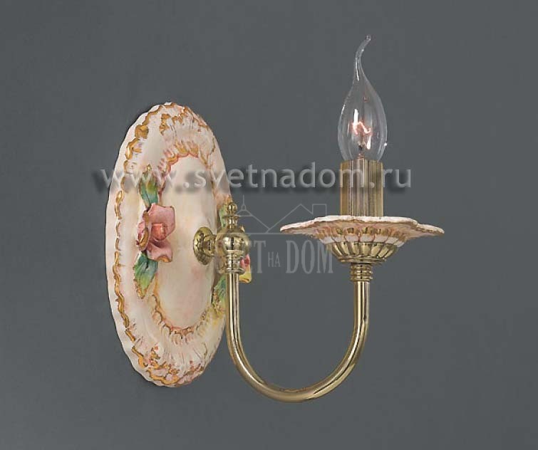 Бра с цветочками 12061 WB 12061/1.26 Madreperla La Lampada