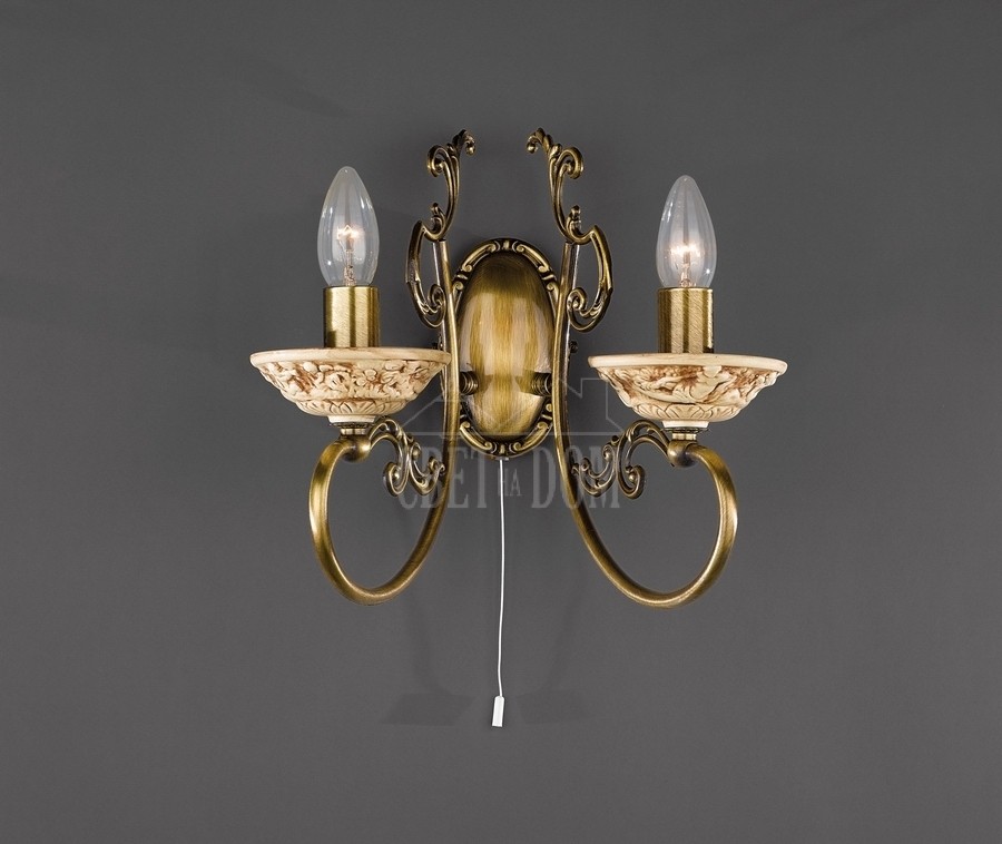 Настенное бра с выключателем La Lampada 402 WB 402/2.40