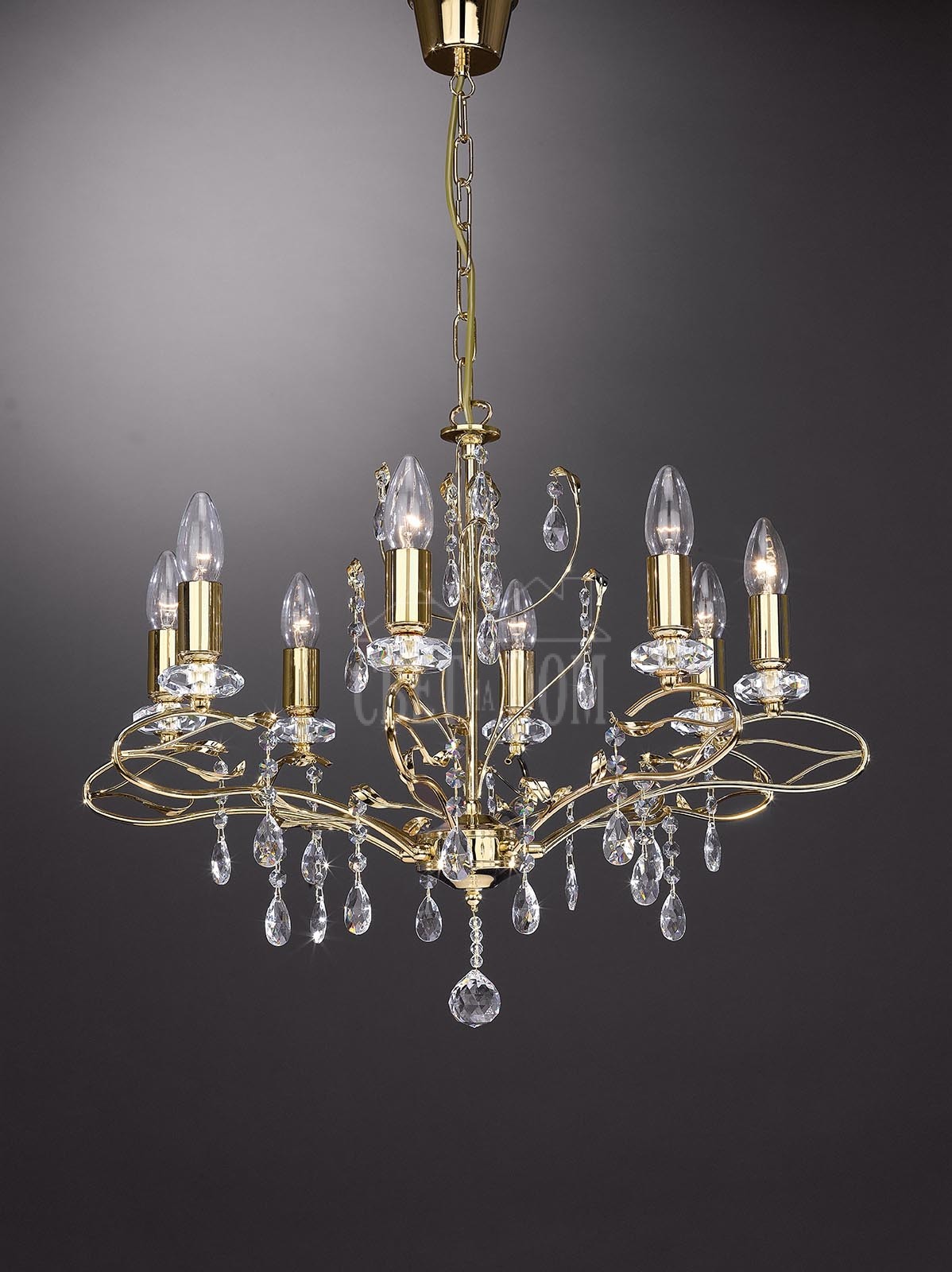 Подвесная хрустальная люстра 3026 La Lampada L 3026/8.40