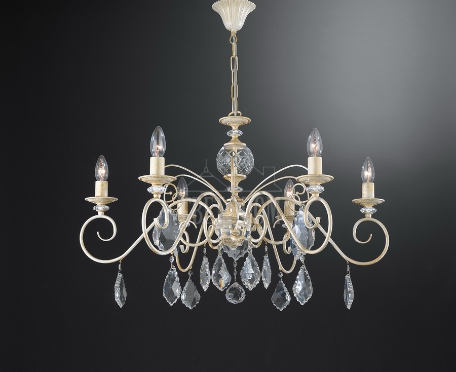 Подвесная хрустальная люстра 2334 La Lampada L 2334/6.17