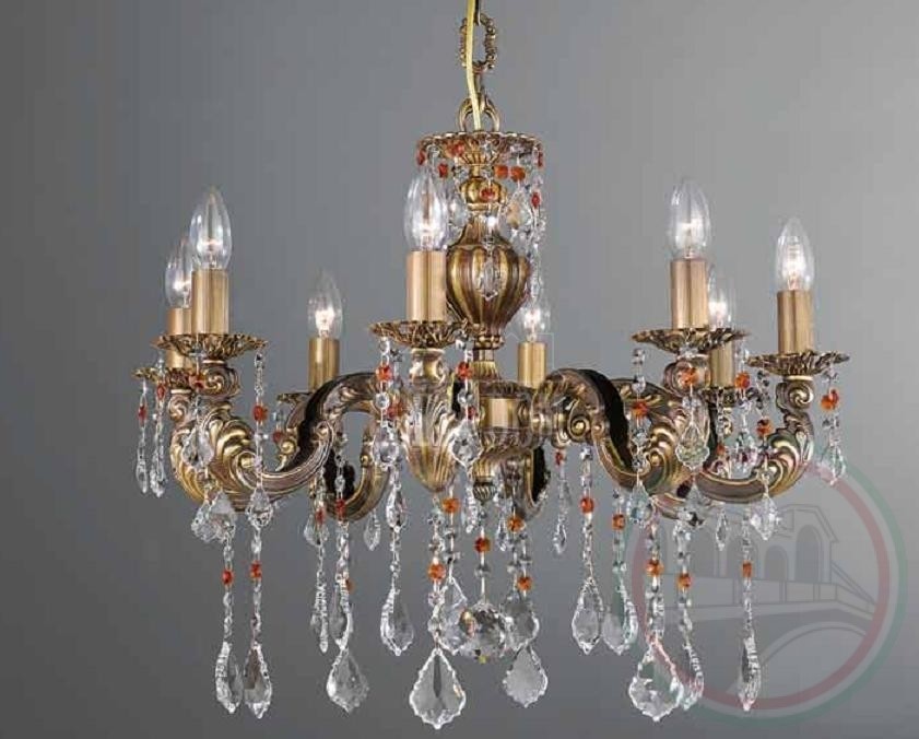 Подвесная хрустальная люстра 169 La Lampada L 169/8.40