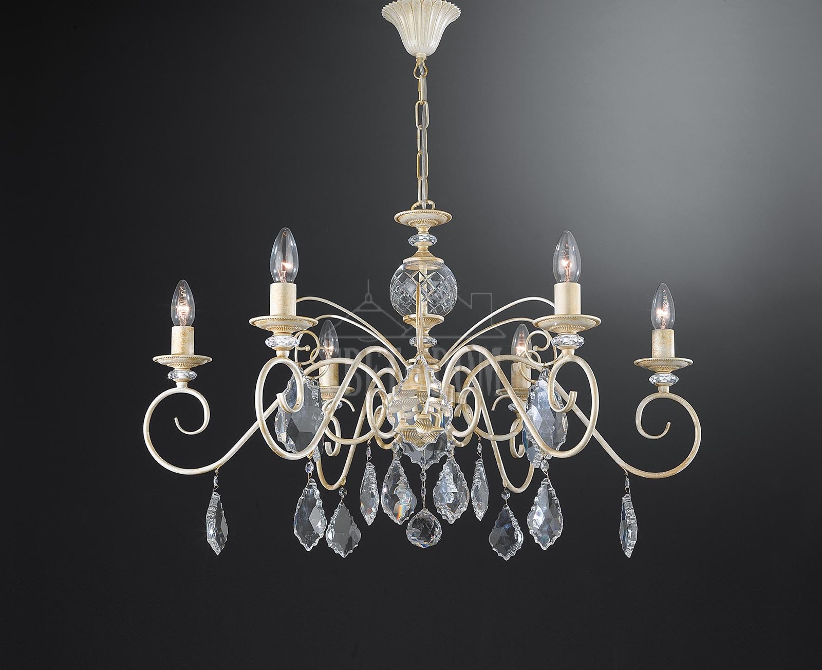 Подвесная хрустальная люстра 2334 La Lampada L 2334/8.40