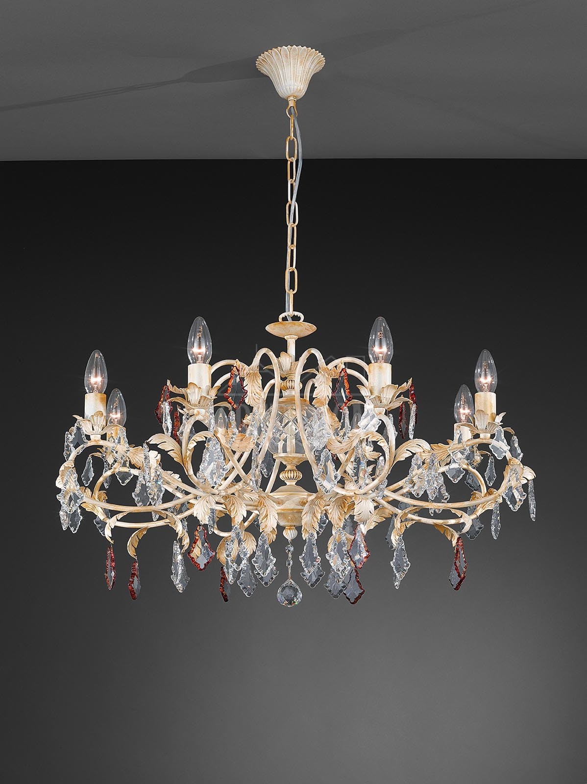 Подвесная хрустальная люстра 13578 La Lampada L 13578/8.17