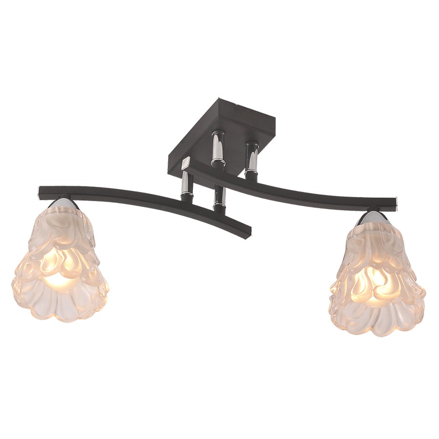 Потолочная люстра ID lamp Atlanta 217/2PF-Blackchrome