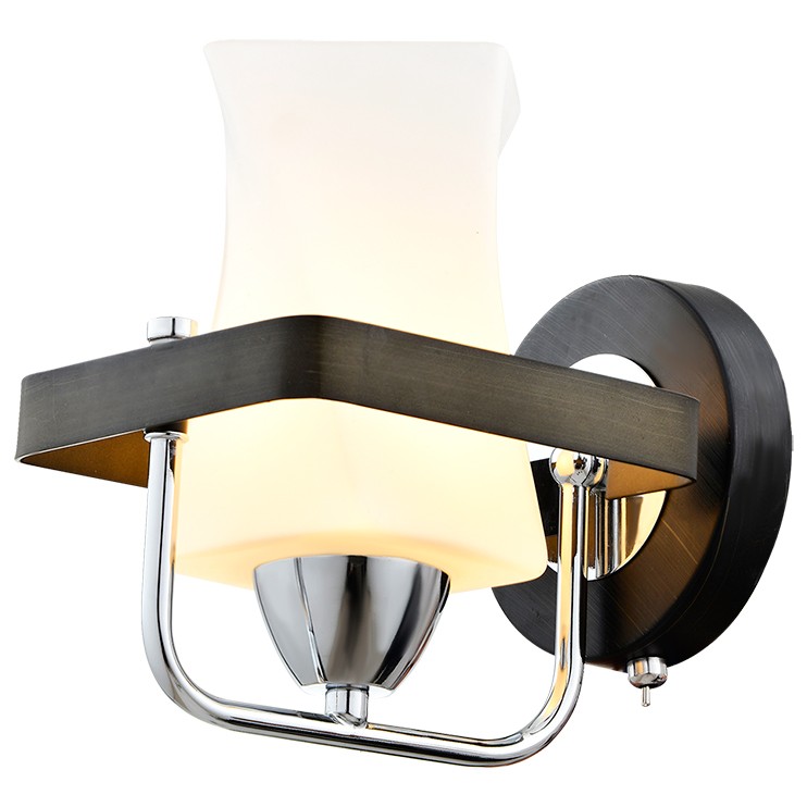 Настенное бра ID lamp Berkeley 231/1A-Blackchrome