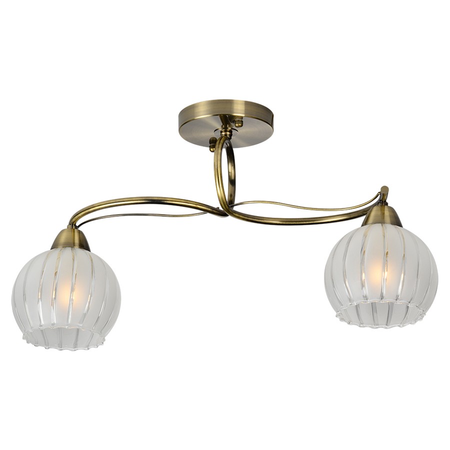 Потолочная люстра ID lamp Boston 237/2PF-Oldbronze