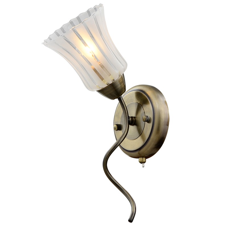 Настенное бра ID lamp Bridgeport 245/1A-Oldbronze