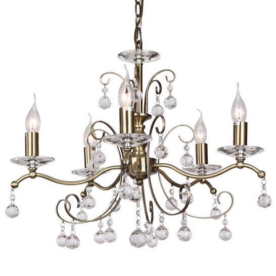 Подвесная люстра ID lamp Hartford 254/5-Oldbronze