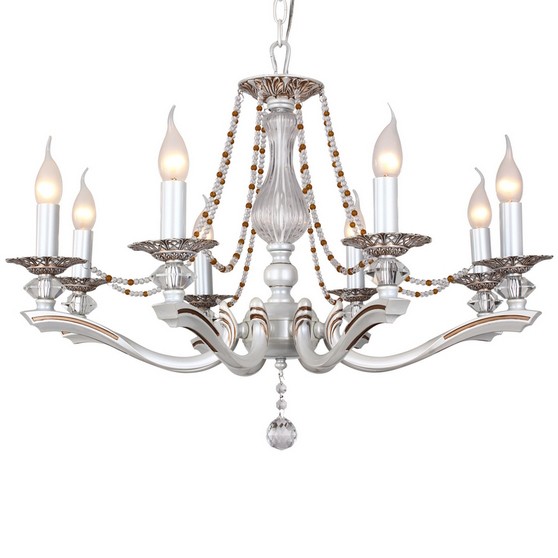 Подвесная люстра ID lamp Hollywood 259/8-Whiteplatina