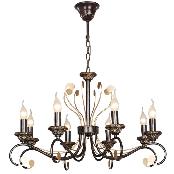 Подвесная люстра ID lamp Houston 261/8-Blackplatina