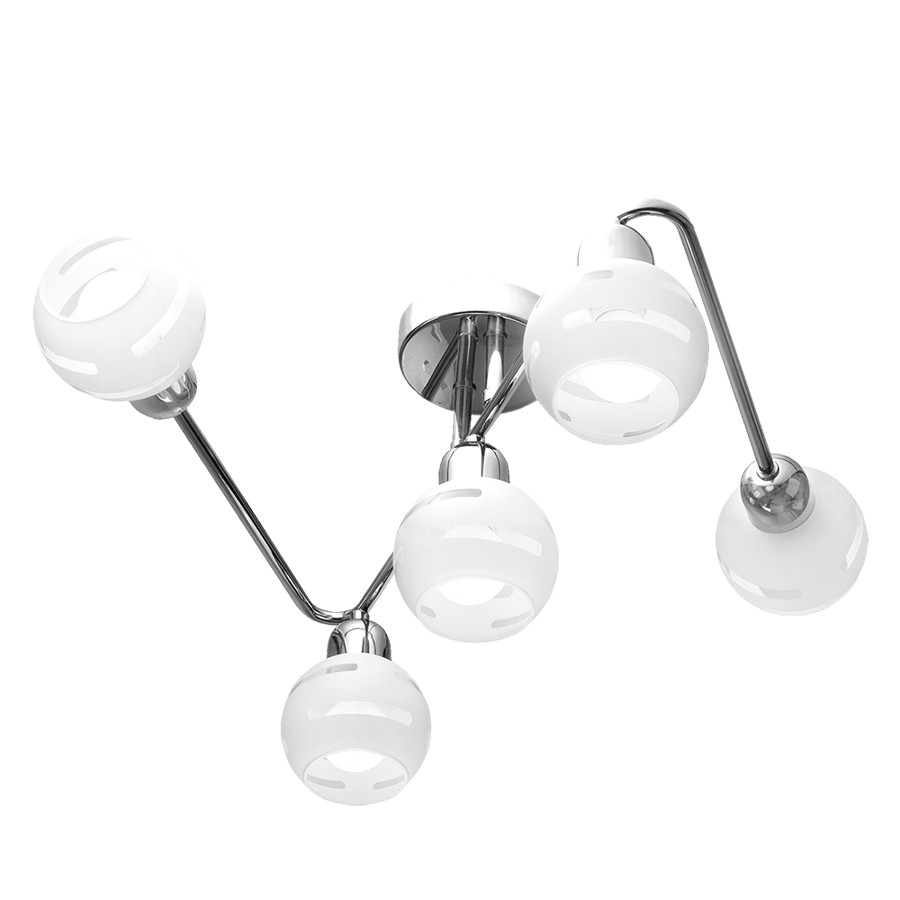 Потолочная люстра ID lamp Chattanooga 361/5A-Whitechrome