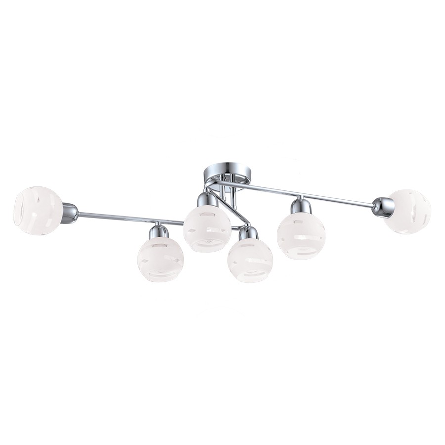 Потолочная люстра ID lamp Chattanooga 361/6A-Whitechrome