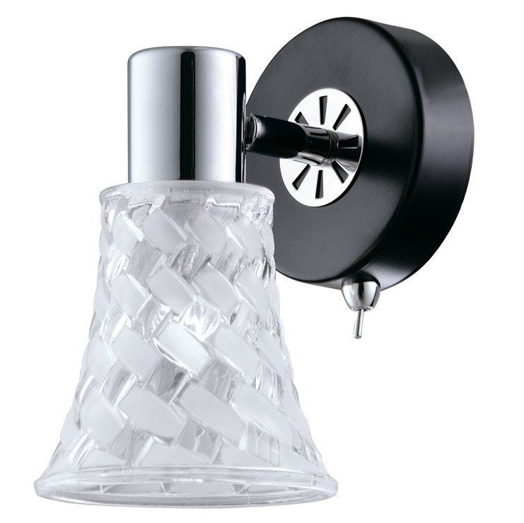 Светильник спот ID lamp Chicago 363/1A-Blackchrome