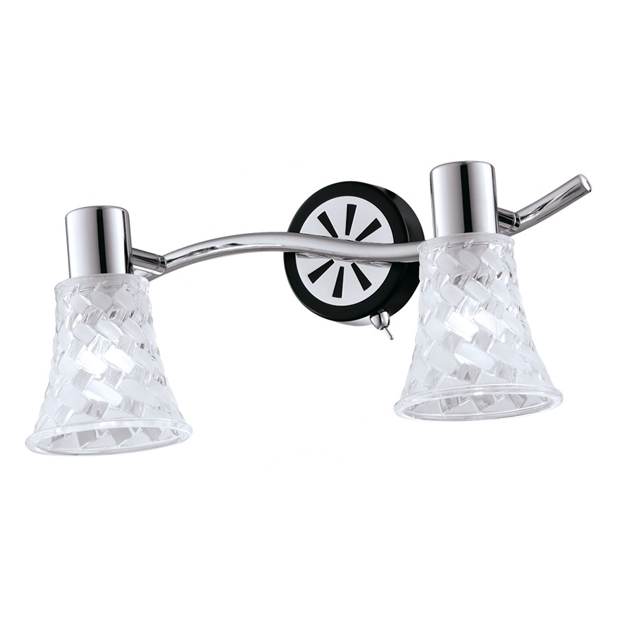 Светильник спот ID lamp Chicago 363/2B-Blackchrome