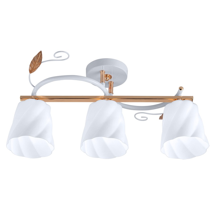 Потолочная люстра ID lamp Clarksville 380/3PF-Whitegold