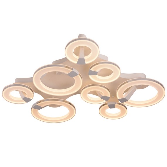 Потолочная светодиодная люстра Irving ID lamp 397/L8PF-LEDWhitechrome