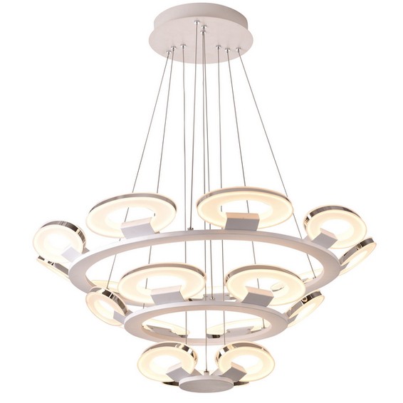 Подвесная светодиодная люстра Jacksonville ID lamp 399/17-LEDWhitechrome