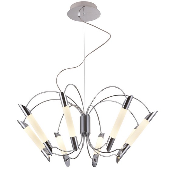 Подвесная светодиодная люстра Joliet ID lamp 401/8-LEDChrome