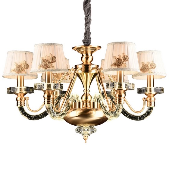 Подвесная светодиодная люстра Kansas City ID lamp 402/6-LEDOldbronze