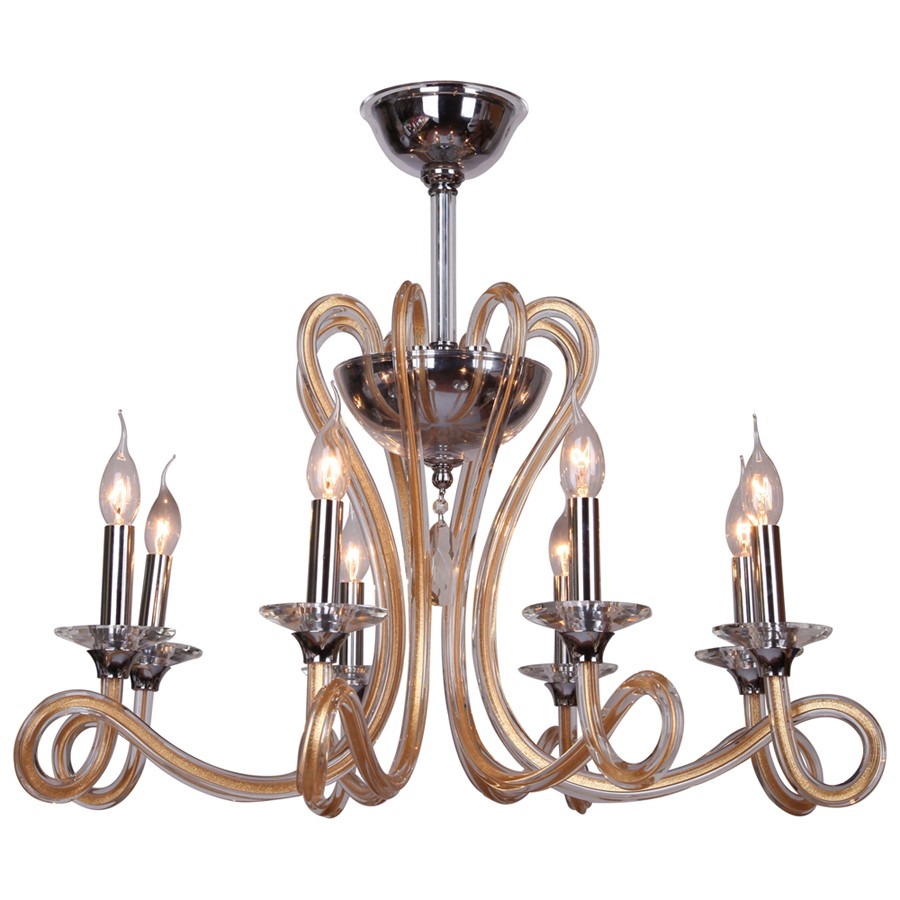 Потолочная люстра ID lamp Fairfield 495/8-Dorato