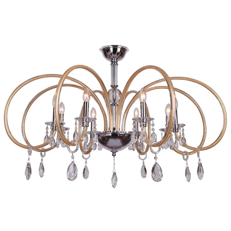 Потолочная люстра ID lamp Fayetteville 496/8-Dorato