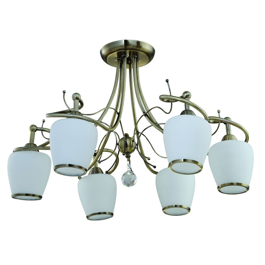 Потолочная люстра ID lamp Fort Collins 800/6PF-Oldbronze