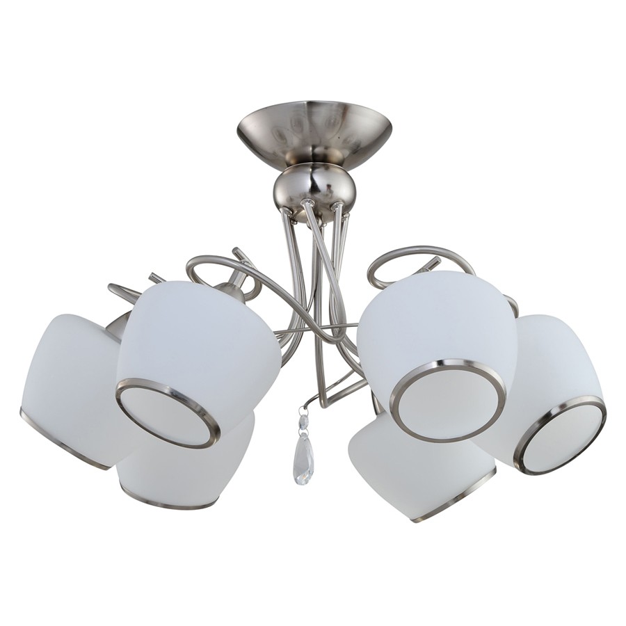 Потолочная люстра ID lamp Fort Collins 802/6PF-Whitechrome