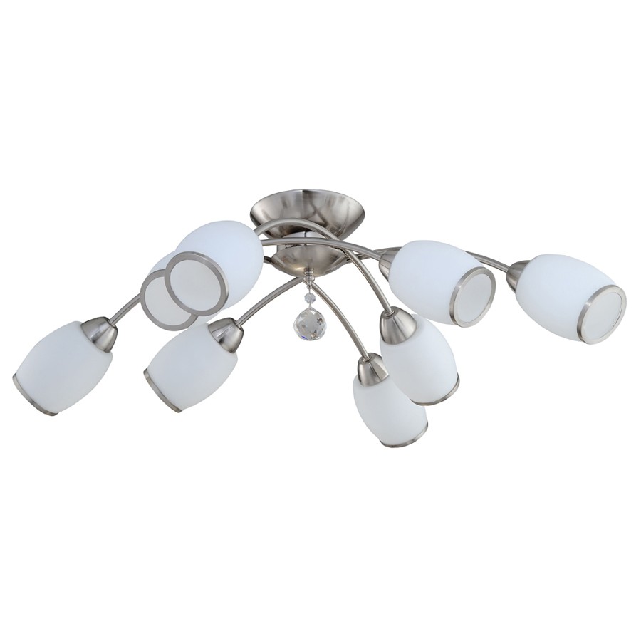 Потолочная люстра ID lamp Fort Collins 804/8PF-Whitechrome