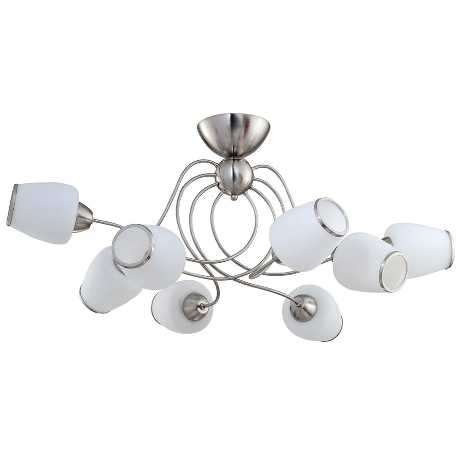 Потолочная люстра ID lamp Fort Collins 816/8PF-Whitechrome