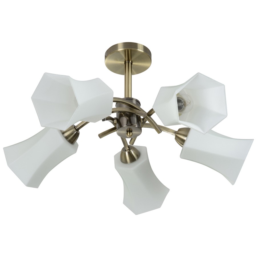 Потолочная люстра ID lamp Denver 870/5PF-Oldbronze