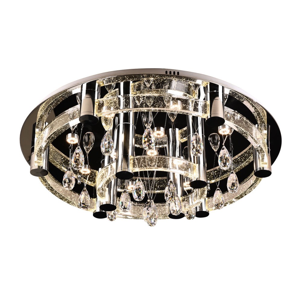 Потолочная люстра ID lamp Letizia 393/90PF-LEDChrome