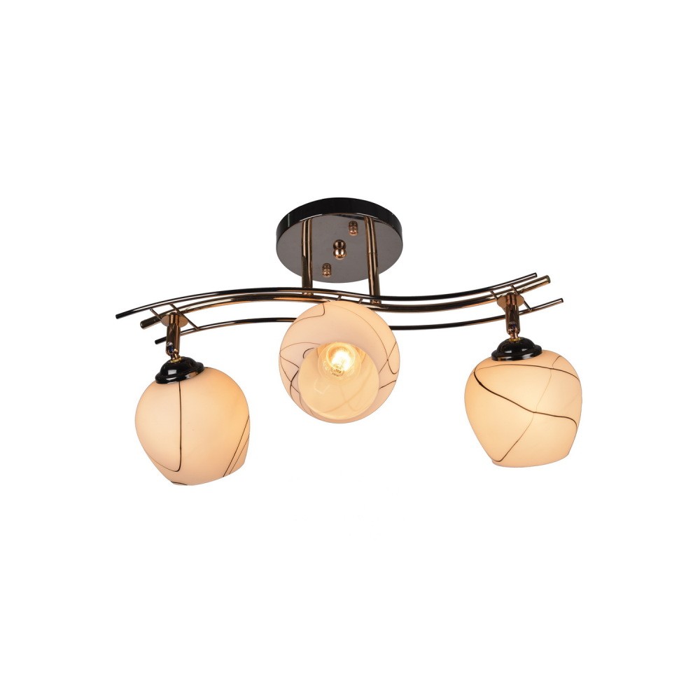 Потолочная люстра ID lamp Violetta 880/3PF-Darkgold