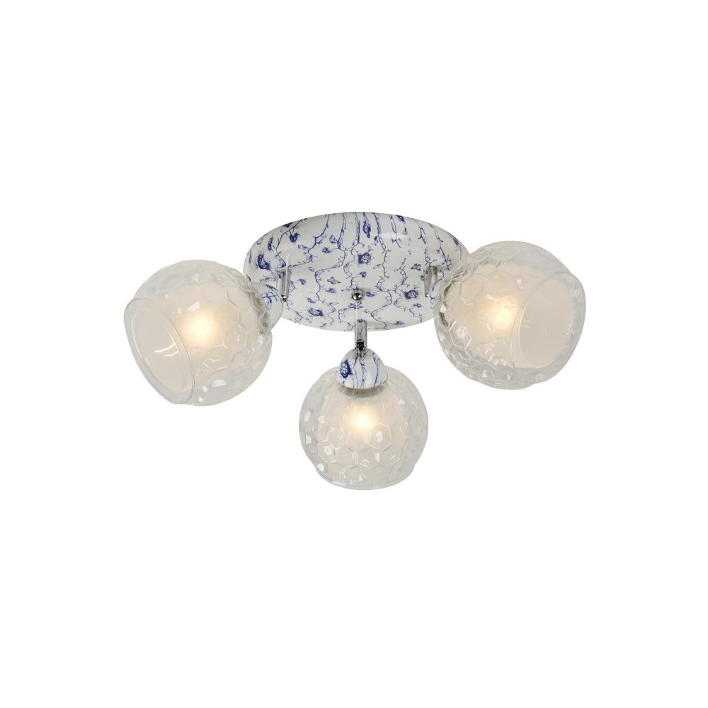 Потолочная люстра ID lamp Zeta 876/3PF-Whiteblue