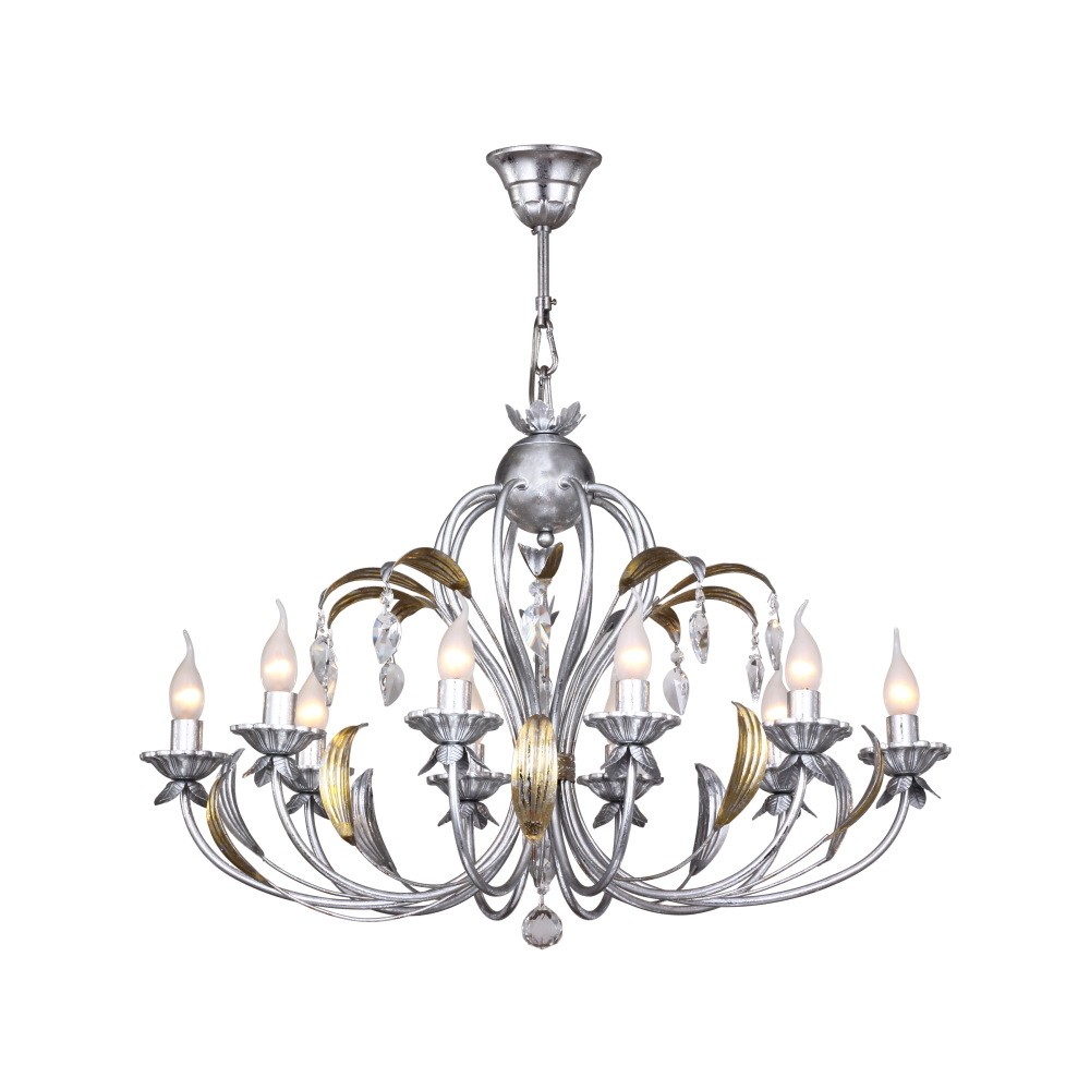 Подвесная люстра ID lamp Noel 241/10-Silvergold