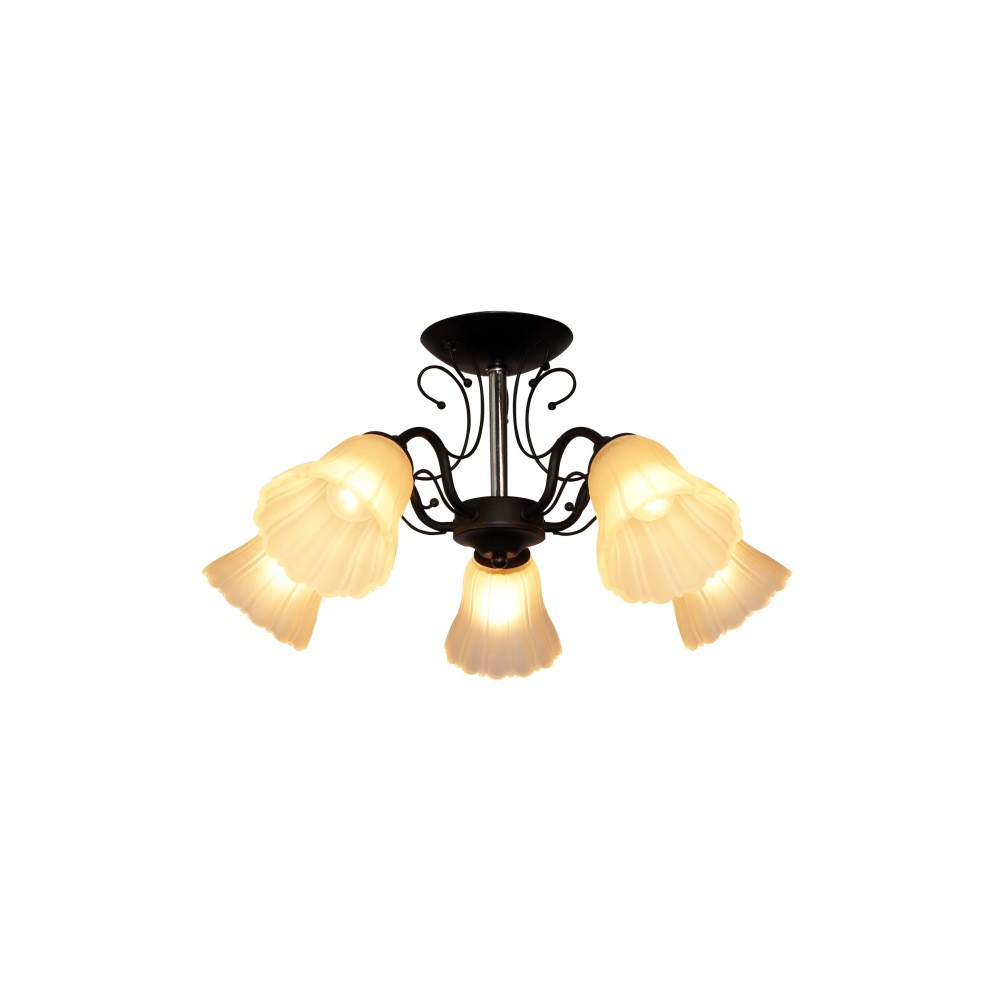 Потолочная люстра ID lamp Lauretta 872/5PF-Argentoscuro