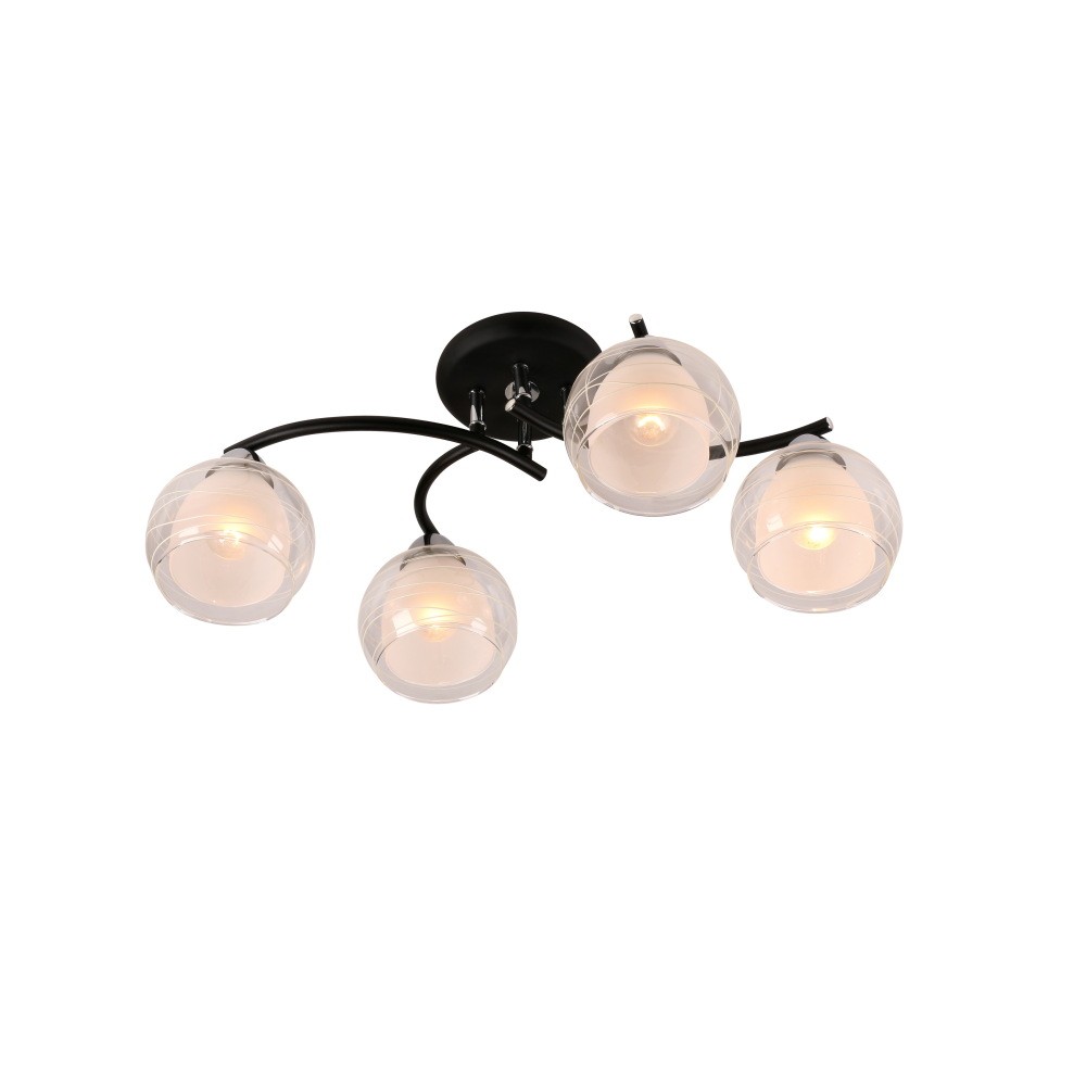 Потолочная люстра ID lamp Nerina 845/4PF-Blackchrome