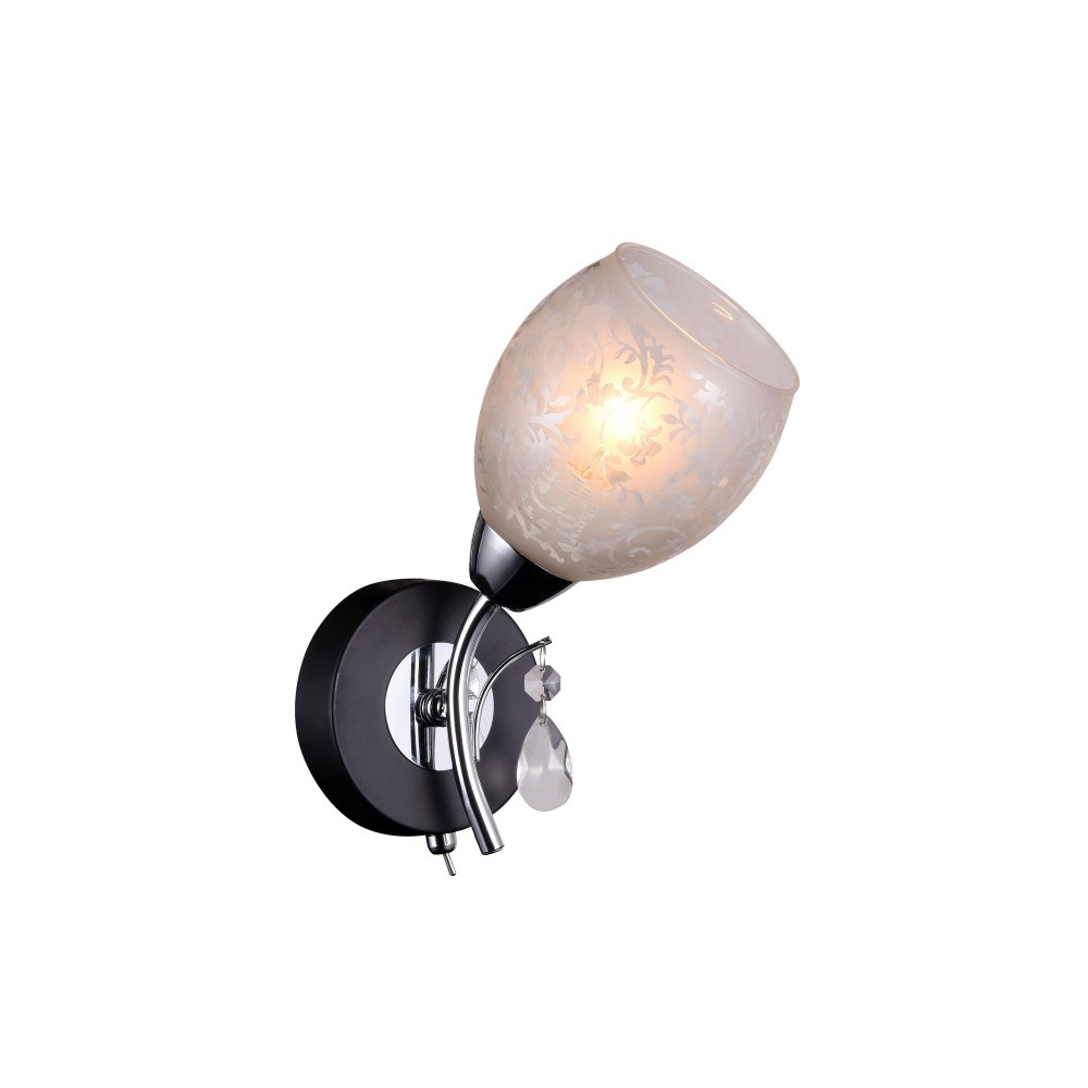 Настенное бра ID lamp Agnes 843/1A-Blackchrome