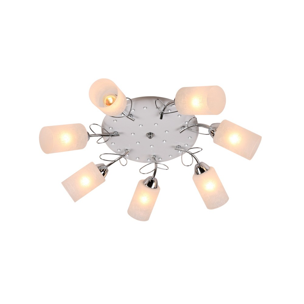 Потолочная люстра ID lamp Alda 841/7PF-LEDWhitechrome