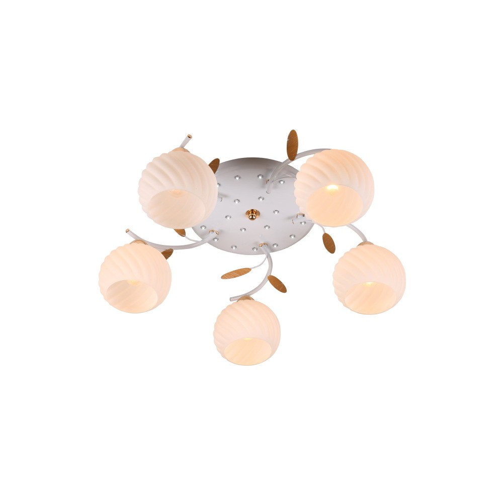 Потолочная люстра ID lamp Filomena 821/5PF-LEDWhitegold