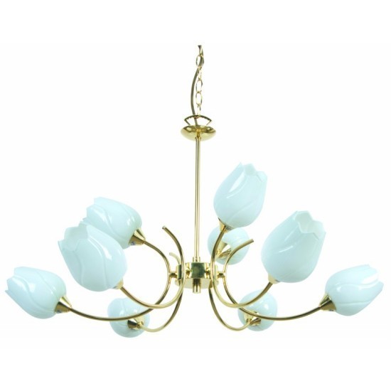 Подвесная люстра Arte Lamp TULIP A8292LM-9PB