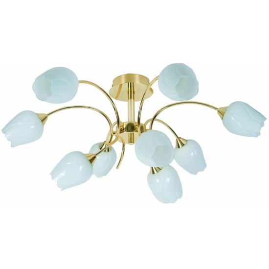 Потолочная люстра Arte Lamp TULIP A8292PL-9PB