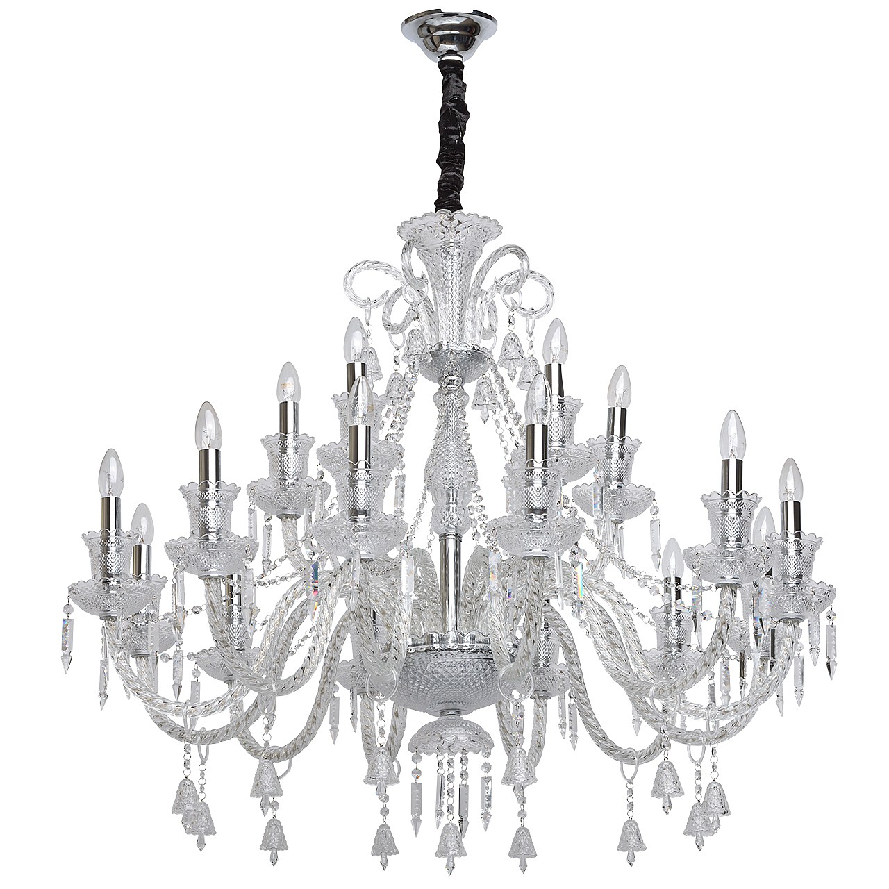 Подвесная хрустальная люстра Барселона Chiaro 313012418