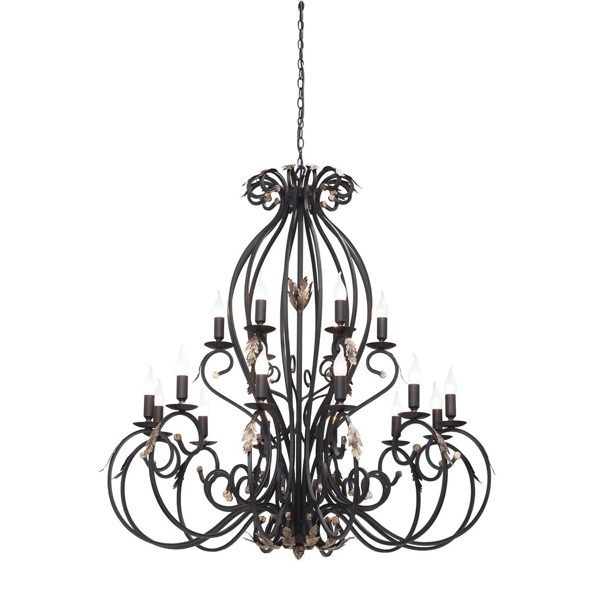 Люстра многоярусная V1014 V1014/12+6 Vitaluce Premium