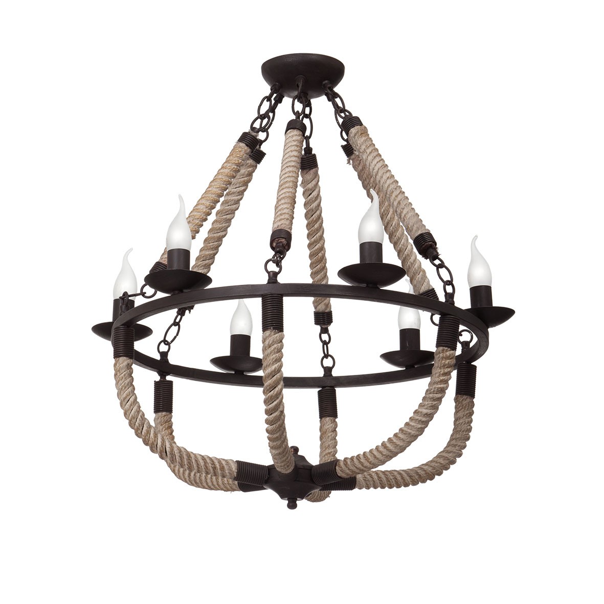 Люстра с веревками V4304 V4304/6PL Vitaluce